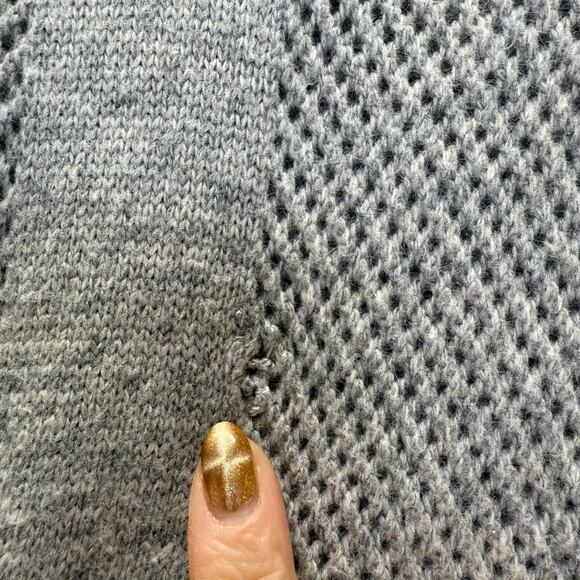 Victor Alfaro
Grey Mesh Front Sweater 💝 - Picture 8 of 11